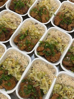 Refeições preparadas na Cozinha que Nutre